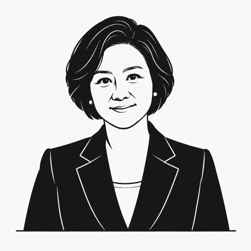 조수진 캐리커처 · 실제 사진 아님