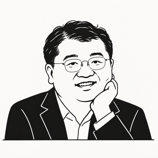 최종건 캐리커처 · 실제 사진 아님