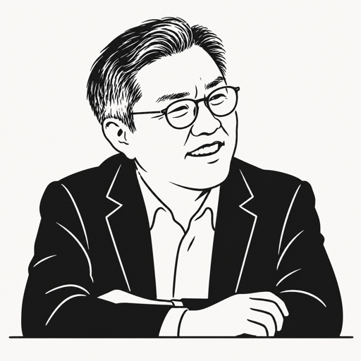 최강욱 캐리커처 · 실제 사진 아님