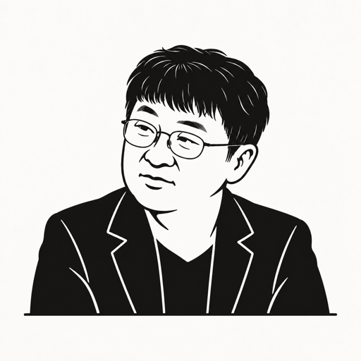 최명기 캐리커처 · 실제 사진 아님