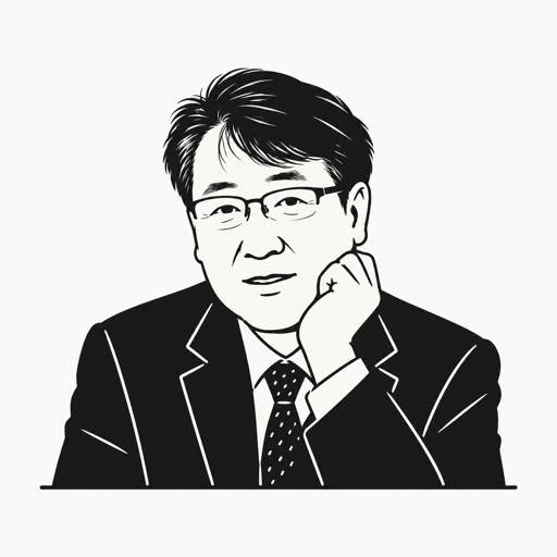 한문도 캐리커처 · 실제 사진 아님