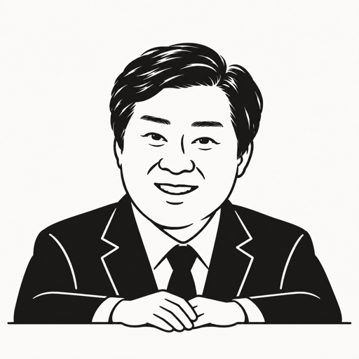 황명선 캐리커처 · 실제 사진 아님