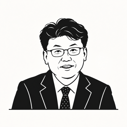 진성준 캐리커처 · 실제 사진 아님