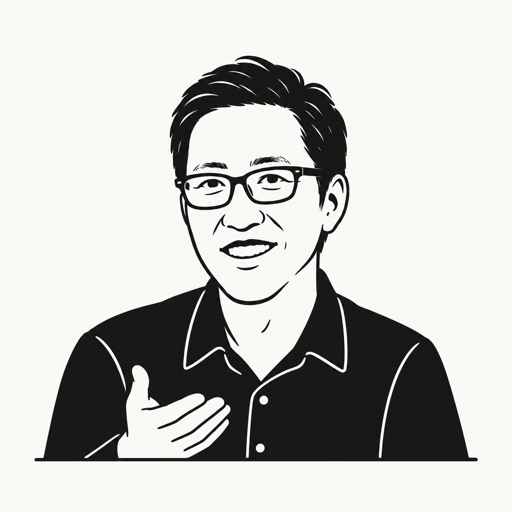 정주호 캐리커처 · 실제 사진 아님