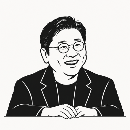 정준희 캐리커처 · 실제 사진 아님