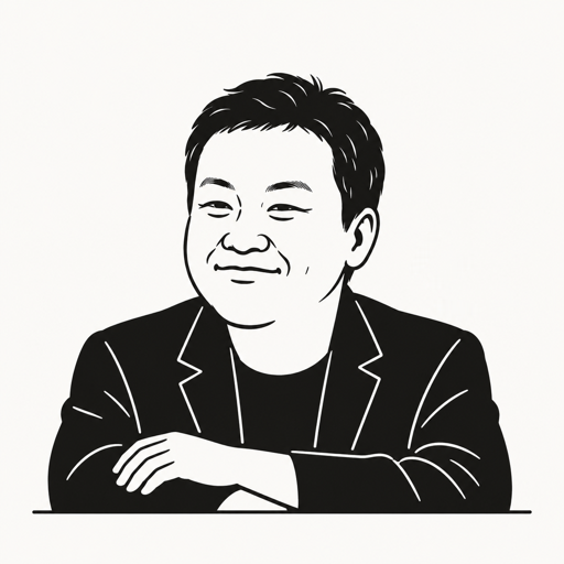 김희교 캐리커처 · 실제 사진 아님