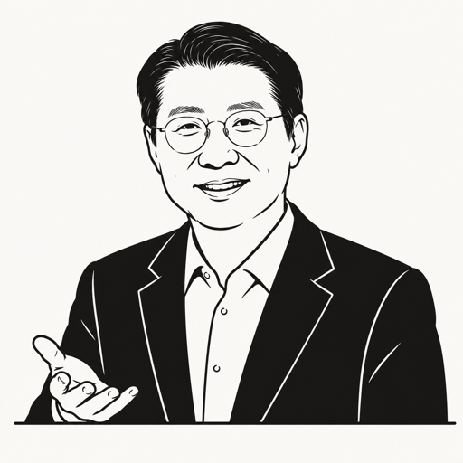 김형연 캐리커처 · 실제 사진 아님
