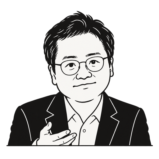 김익현 캐리커처 · 실제 사진 아님