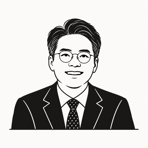 김기표 캐리커처 · 실제 사진 아님