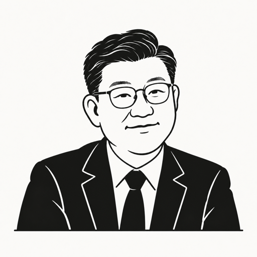 김남근 캐리커처 · 실제 사진 아님