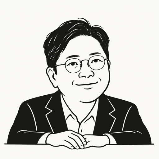 김승원 캐리커처 · 실제 사진 아님