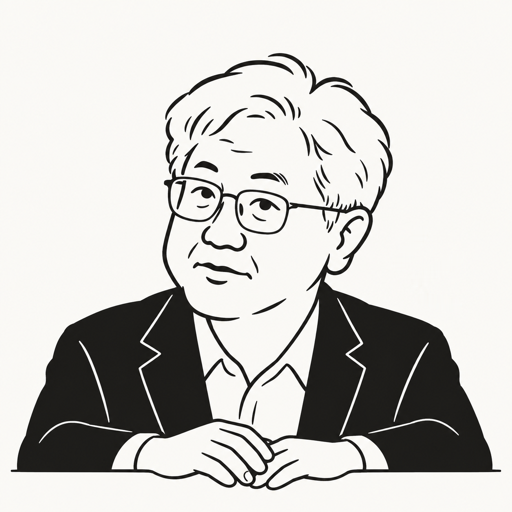 김선욱 캐리커처 · 실제 사진 아님