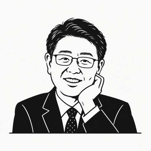 김영호 캐리커처 · 실제 사진 아님