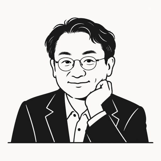 곽상준 캐리커처 · 실제 사진 아님