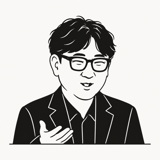 이안 캐리커처 · 실제 사진 아님