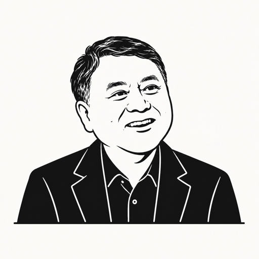 이희수 캐리커처 · 실제 사진 아님