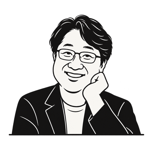 이재흥 캐리커처 · 실제 사진 아님