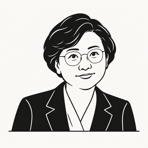 임미애 캐리커처 · 실제 사진 아님