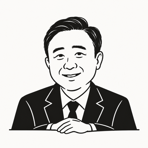 임문영 캐리커처 · 실제 사진 아님