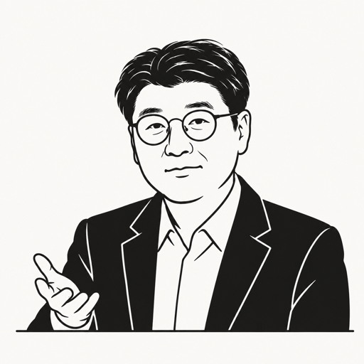 문병준 캐리커처 · 실제 사진 아님