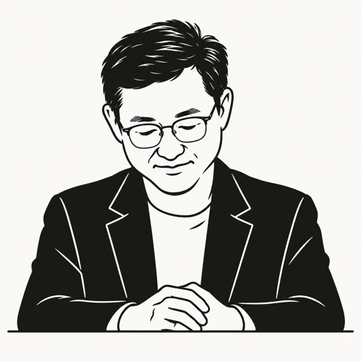 오세훈 캐리커처 · 실제 사진 아님