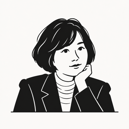 박은정 캐리커처 · 실제 사진 아님
