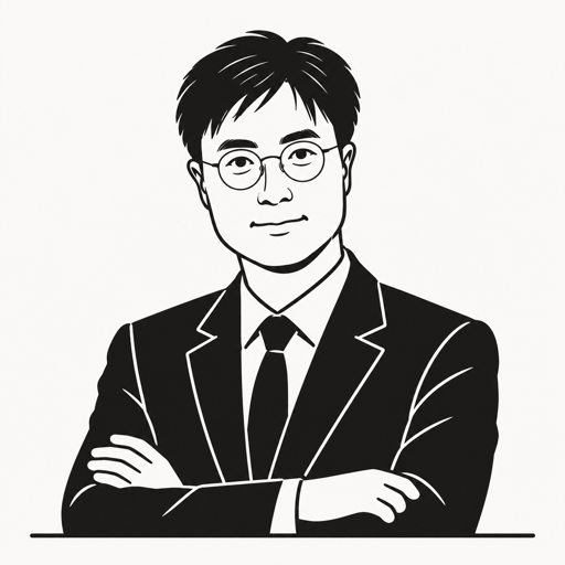 박판규 캐리커처 · 실제 사진 아님