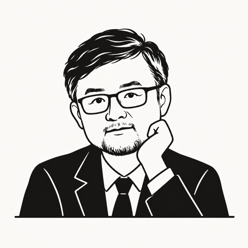 박태웅 캐리커처 · 실제 사진 아님