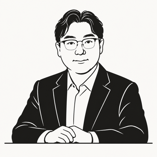 손병호 캐리커처 · 실제 사진 아님