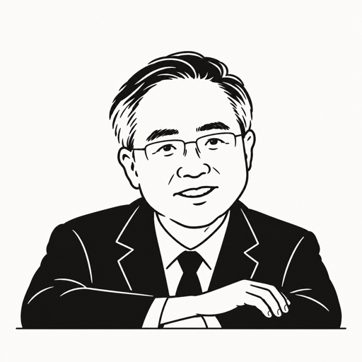 양부남 캐리커처 · 실제 사진 아님