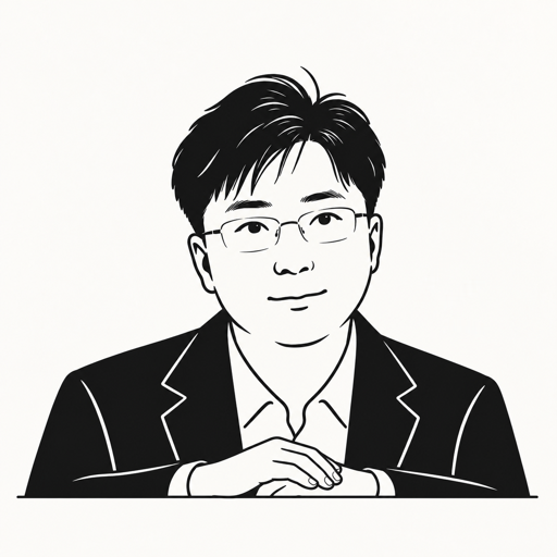 유호림 캐리커처 · 실제 사진 아님